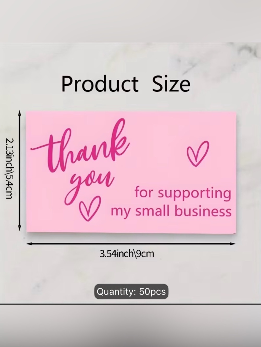 Bundle of Thank You Cards , Stickers and Measuring Tape. All New - Picture 10 of 15